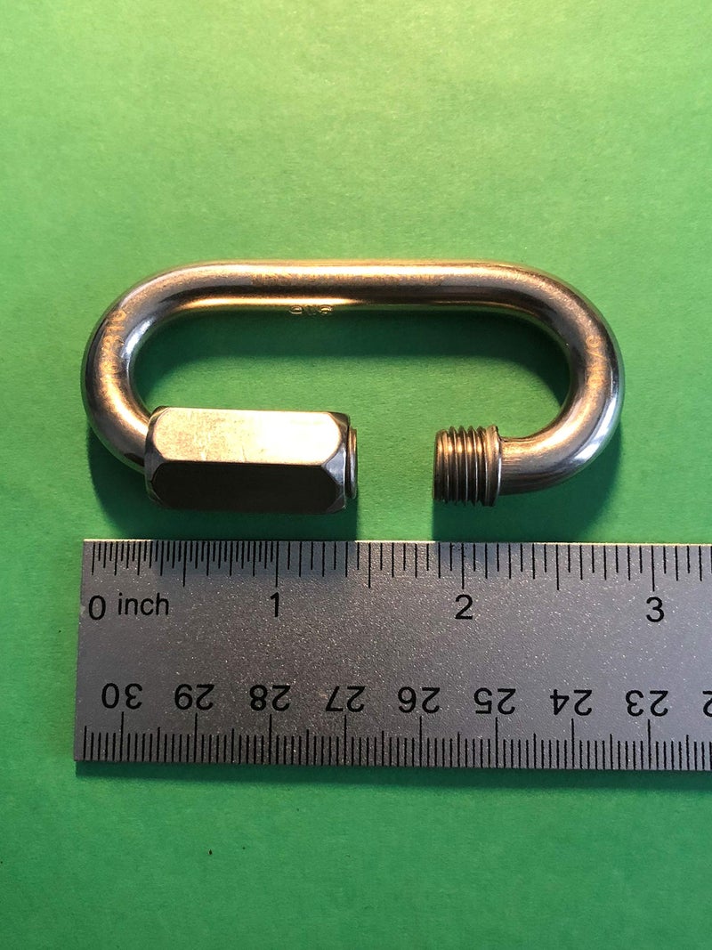 US STAINLESS Stainless Steel 316 Quick Link 5/16" (8mm) Marine Grade - Image 2